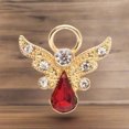 thumbnail image 2 of Roman Birthstone Angel Pin January Garnet, 2 of 2