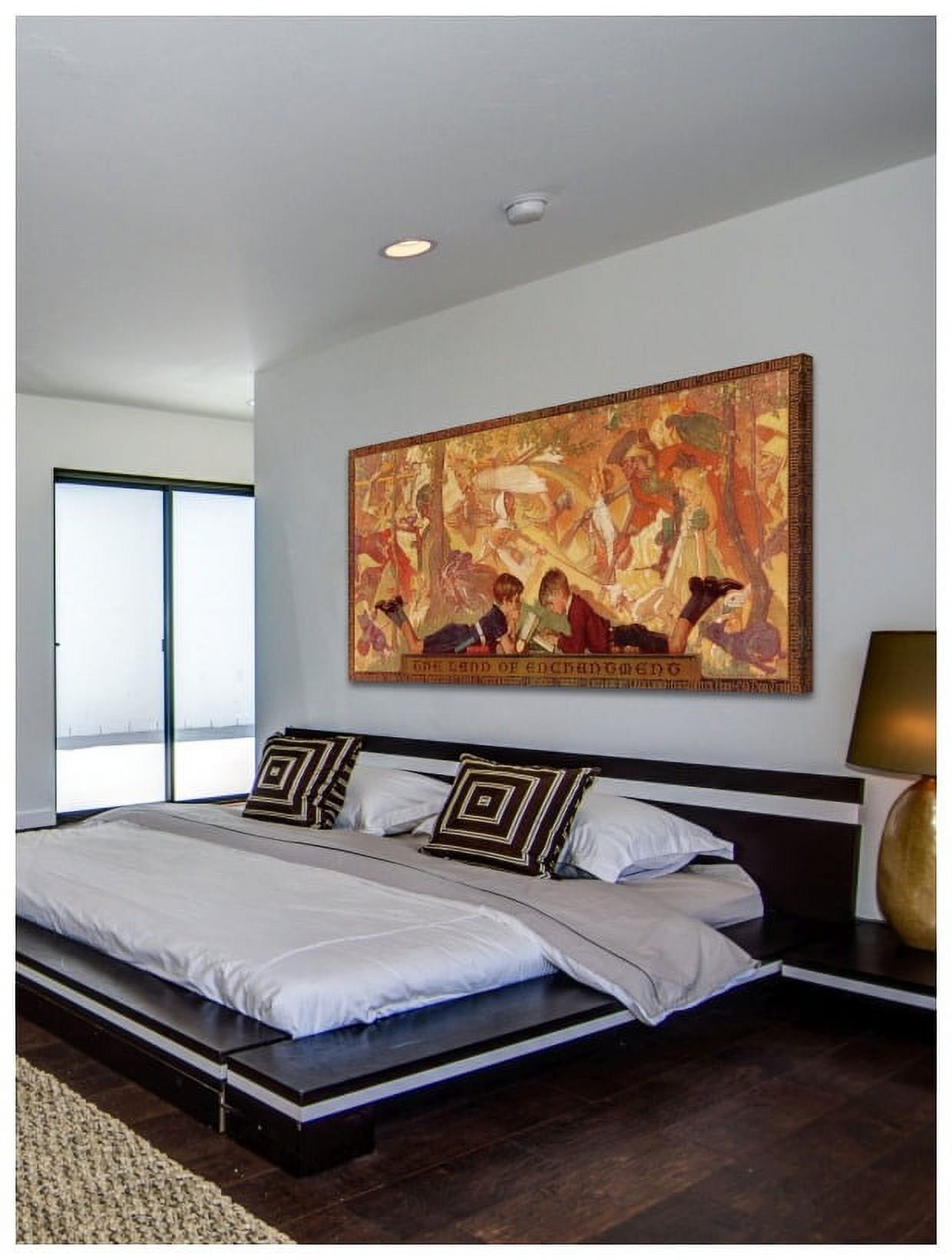 Marmont Hill Inc Marmont Hill 'The Land Of' by Curtis Painting Print on Canvas Small