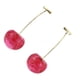thumbnail image 5 of KAKOWELY 1 par de pendientes de moda con dije de cereza, un gran regalo de joyería para mujer., 5 of 5