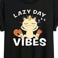 thumbnail image 3 of Pokémon - Lazy Day Vibes Meowth - Juniors Ideal Flowy Muscle T-Shirt, 3 of 5