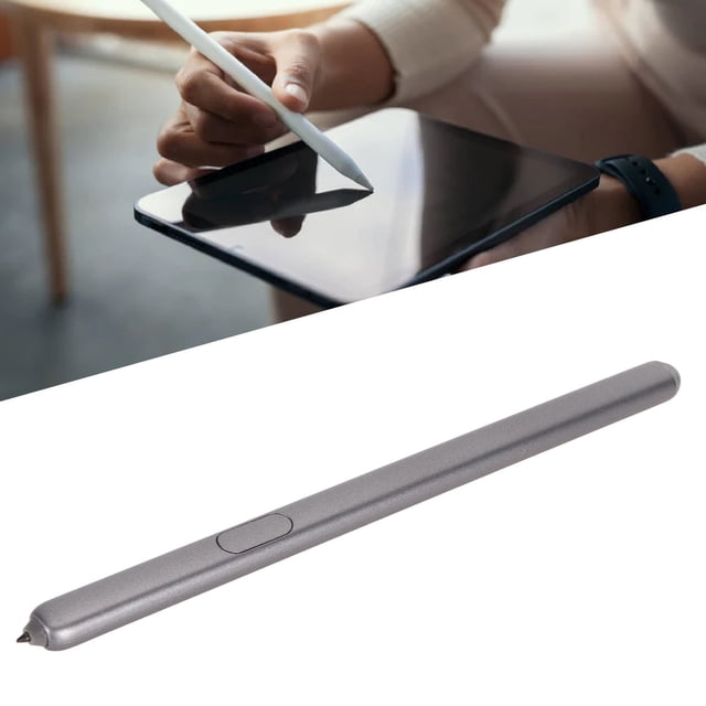 Stylus Pen, Stylus Menu Functions Magnetic Design Precise Control Sturdy Plastic with 10 Tips for 10.5in Tablet Blue,Gray,Rose Red