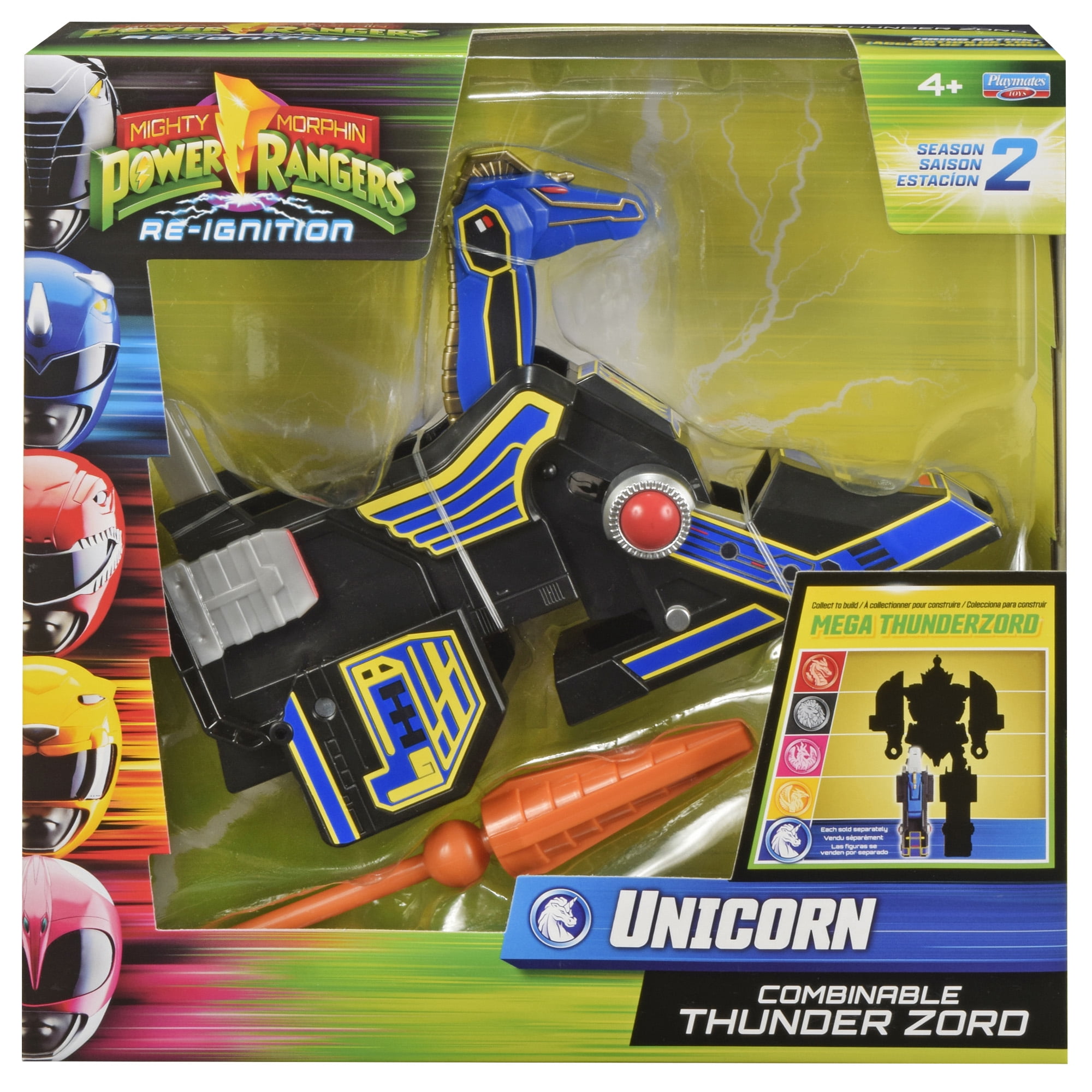 Mighty Morphin Power Rangers: Re-Ignition - Unicorn Combinable Thunderzord (Season 2) by Playmates Toys