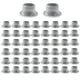 thumbnail image 3 of 50 Pcs Faucet Leak Proof Gasket, Leak-Proof Silicone Plug for Faucet Triangle Valve shower head, for 0.59 inch Interface, Plumbers Tape Upgrade Version, 3 of 8