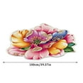 thumbnail image 3 of Dainzusyful Home Decor Rug Heat Transfer 3D Shaped Flower Floor Mat Sofa Bedroom Living Room CarpetArea Rug,Clearance Items, 3 of 7