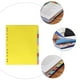 thumbnail image 5 of EeaseMX 12 separadores de pestañas de colores, etiquetas clasificadas de índice A4, separadores de carpeta de 11 agujeros, 5 of 7
