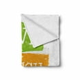 thumbnail image 2 of Live Laugh Love Soft Flannel Fleece Blanket, Lifestyle Message in Vibrant Tones Joyful Life Philosophy Wise Words Design, Cozy Plush for Indoor and Outdoor Use, 70" x 90", Multicolor, by Ambesonne, 2 of 6