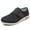 Black Gray, variant on YOURDIARY Men's Wide Width Casual Walking Shoes, Adjustable Hook & Loop Lightweight Breathable Mesh Non Slip Air Cushion Sneakers, Black Gray 9