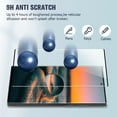 thumbnail image 4 of [2+2 Pack] Galaxy S22 Ultra Screen Protector, 9H Tempered Glass, Ultrasonic Fingerprint Support, 3D Curved,HD Clear Scratch Resistant for Samsung Galaxy S22 Ultra 5G Glass Screen Protector(6.8 Inch), 4 of 6