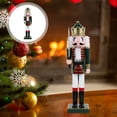 thumbnail image 4 of Desktop Christmas Traditional Nutcracker Figure Wooden Nutcracker Soldier Holiday Decor, 4 of 8