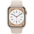 thumbnail image 4 of Restored Apple Watch Series 8 (GPS+Cellular, 45mm) - Starlight Aluminum Case - Starlight Sport Band (Refurbished), 4 of 5