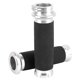thumbnail image 3 of Empuñaduras de goma de aleación de aluminio para motocicleta, accesorio compatible con VRSC XL XR 96-13Plata, 3 of 14