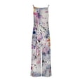 thumbnail image 5 of Tnhcen Women's Casual Loose Vintage Floral Print Pocket Dungarees Jumpsuit – Adjustable Straps Soft Fabric S-3XL Sizes for All Body Types, 5 of 6