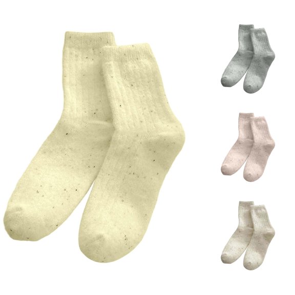 Hauaitttt Thermal Knee High Socks Cozy Lined Winter Stockings for Warmth and Comfort Soft Fuzzy Sleeping Floor Socks for Cold Weather Indoor and Outdoor Use Woman Stockings plus Size Car Outfits
