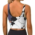 thumbnail image 3 of Lsque Bluey Printed Women'S Sports Bra, Compression, Moisture Wicking, High-Impact Sports Bra For Women,Supportive sports bra-Large, 3 of 9
