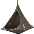 thumbnail image 2 of Vivere CACDT7 Sheltered Hanging Chair Polyester Cotton Blend Double, Taupe, 2 of 6