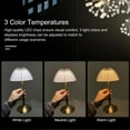 thumbnail image 3 of Neoglint Lampe de Table Sans Fil Rechargeable Lampe de Bureau à DEL avec Commande Tactile à Intensité Réglable 3 Couleurs de Lumière Lampe de Chevet Lampe de Lecture pour Bars Restaurants Café, 3 of 8