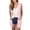 Pink, variant on Womens Coats Lightweight Cardigan Sleeveless with Pockets Casual Tops