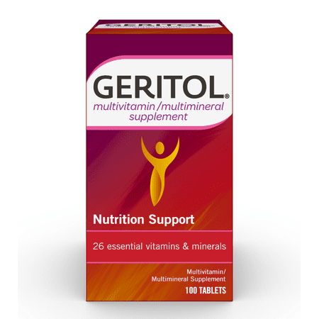 Geritol Multivitamin Nutritional Support Tablets, 100 (Best Multivitamin Tablets Brands In India)