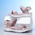 thumbnail image 5 of JAJAHO Boys Girls Sandals Summer Outdoor Athletic Kids Sport Water Shoes Lightweight Open Toe Hook And Loop Sandals For Kids Toddlers Versatile Shoes, 5 of 9