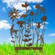 thumbnail image 4 of Artistic Steel Garden Decoration Stakes Flower Animal Shape Durability Landscape Markers For Flower Beds, 4 of 4