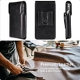 thumbnail image 6 of Phone Case Cell Phone Pouch for iPhone 15, 15 Pro 14, 14 Pro 13, 13 Pro 12, 12 Pro 11, 11Pro XR, Leather Cell Phone Belt Holder  for Galaxy S24 S23 S22 S21 S20 S10 S9 S8 S7, 6 of 15