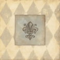 thumbnail image 2 of Marrott, Stephanie 20x20 White Modern Wood Framed Museum Art Print Titled - Fleur De Lis III, 2 of 4