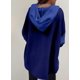 thumbnail image 3 of Sudadera SHEWIN Oversized para mujer, holgada, con capucha, azul marino, 3 of 4