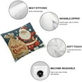 thumbnail image 6 of Christmas Throw Pillow Covers Home Decor Pillow Cases Decorative for Bed Sofa Cushion Couch Outdoor Merry Christmas Santa Claus Pillowcases, 6 of 7
