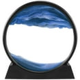 thumbnail image 1 of PENGXIANG Moving Sand Art  Moving Sand Picture 3D Glass Sand Painting with Plastic Base Deep Sea Sandscape Image Flowing Sand Frame Moving Desktop Art for Home Office Decor, 1 of 8