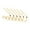 Gold, variant on Sharprepublic 6 Pieces Christmas Stocking Holders Iron Xmas Decor for Holiday Mantle Shelf Black