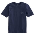 thumbnail image 2 of Camiseta Vineyard Vines de manga corta para niño, vintage, color azul ballena, 2 of 7