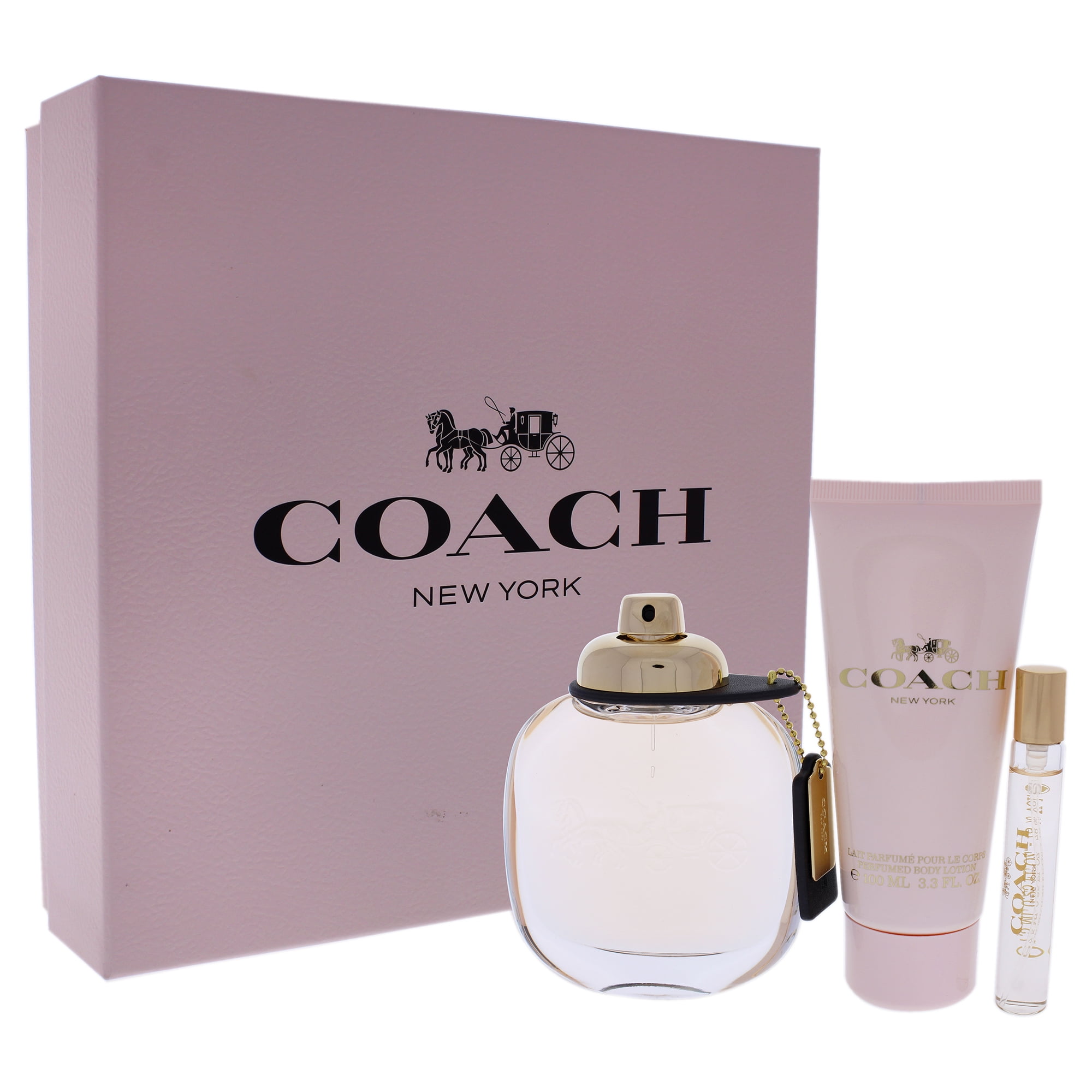 Coach by Coach for Women 3 Pc Gift Set 3oz EDP Spray, 0.25oz EDP