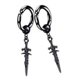 thumbnail image 3 of Juego de 2 a 6 aretes de Acero inoxidable jinwen colgantes largos 2 piezas, 3 of 8