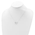 thumbnail image 5 of FJC Finejewelers Sterling Silver Cubic Zirconia Heart Journey Necklace, 5 of 5