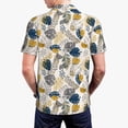 thumbnail image 4 of Balery Hawaiian Style Printed Men’s Short Sleeve Polo Shirt, Midweight Men's Shirt,Golf Polo shirts -Medium, 4 of 9