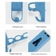 thumbnail image 3 of Yuarrent Gancho autoadhesivo montado en la pared, ganchos colgantes traseros de puerta plegables, colgador multiusos, soporte para armarios, accesorio de Almacenamiento y organización del hogar Azul Yuarrent HA065032-01B, 3 of 6