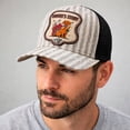 thumbnail image 5 of KNITE Gorra Farmer Dog Yellow Trucker Hombre Ajustable Estilo Rancho Western, 5 of 5