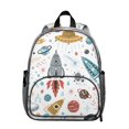 thumbnail image 1 of Cartoon and Kawaii Students Backpack - Playful Design with Animals, Space and Galaxy Prints, Durable Lightweight Backpack for Students, 1 of 4