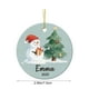 thumbnail image 3 of Adornos de cerámica Adornos navideños Lindo muñeco de nieve Adorno de cerámica Regalo navideño personalizado Decoración para árbol de Navidad Decoraciones de Halloween Decoración de otoño Decoración d, 3 of 6