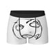 thumbnail image 2 of Ropa interior masculina elástica de seda de leche transpirable Face-Roblox-Fun-Boxer Briefs 3D, 2 of 5