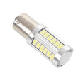 thumbnail image 3 of 3X BA15S 12V White LED Sidelight Indicator Car Light Bulb 1156 P21W Silver 33-LED, 3 of 8