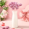 thumbnail image 5 of 20 Pcs Valentine's Day Heart Shaped Picks,Happon Wooden Floral Heart Picks,Pink Glittered Heart Picks for Valentine Wedding Gifts Home Vase Filler Decor Party Supplies, 5 of 5
