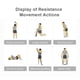thumbnail image 3 of Banda Resistencia para Yoga WDOplteas 8 Rejillas Multifunción Estiramiento Fisioterapia Rosa, 3 of 9