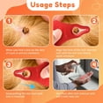thumbnail image 4 of 3 Pack Portable Tick Removal Tools, Tick Remover Tools for Dogs, Pets and Humans, Efficient, Safe and Reliable, Tick Key Essentials for Outdoor Activities, 4 of 7