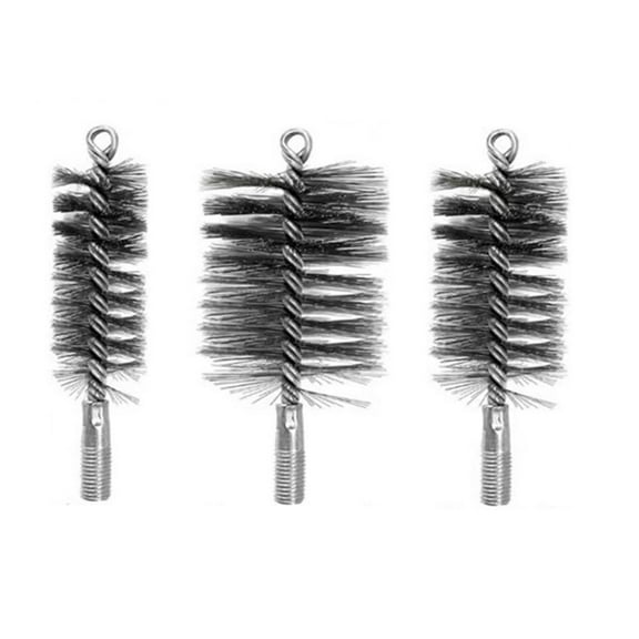 3 Piece Stove Pipe Brush Set Cleaning Chimneys Boiler Brush Chimney Sweep Brush