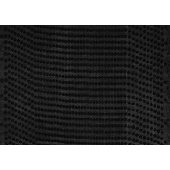 Ahgly Company Indoor Rectangle Abstract Gray Modern Area Rugs, 5' x 7'