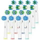 thumbnail image 1 of wonima02 Replacement Toothbrush Heads Compatible with Braun Oral b 7000/Pro 1000/9600/ 5000/3000/8000/ and Smart Electric Toothbrush, 16 Pcs (White), 1 of 1
