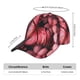 thumbnail image 2 of Fotbe pink butterfly Gorro Clásico de Béisbol, Gorra Ajustable con Broche Snapback, Gorro de Exterior de Algodón Suave, 2 of 6