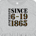 thumbnail image 4 of Inktastic Juneteenth Since 6-19-1865 Girls Toddler Dress, 4 of 5