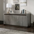 thumbnail image 2 of Sauder Manhattan Gate Credenza, Mystic Oak Finish, 2 of 11